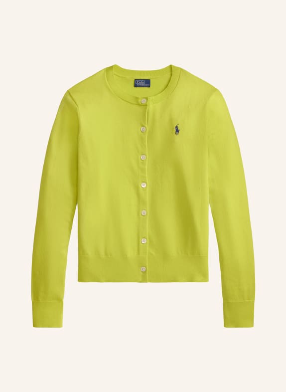 POLO RALPH LAUREN Pletený kardigan ZELENÁ