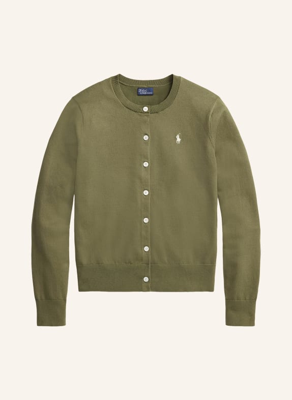 POLO RALPH LAUREN Pletený kardigan KHAKI