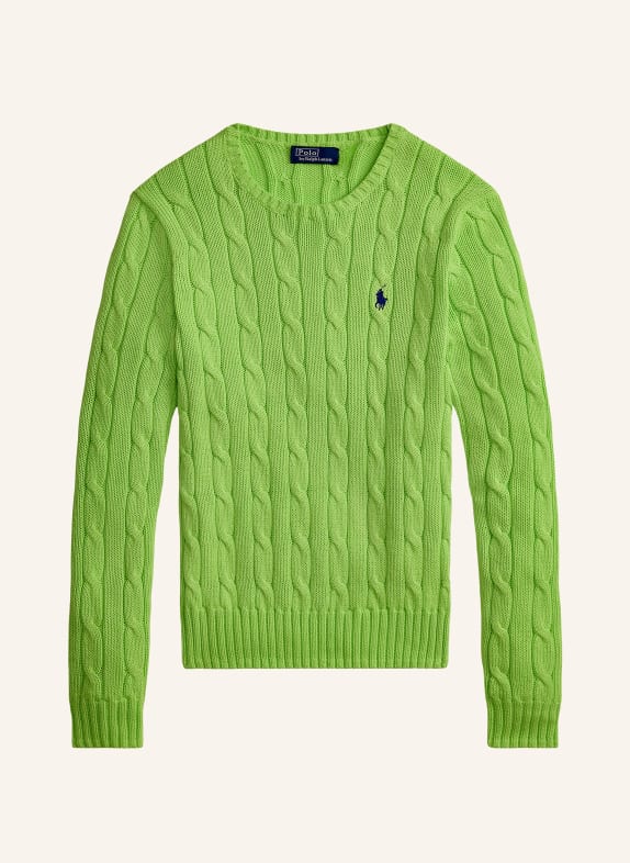 POLO RALPH LAUREN Svetr NEONOVĚ ZELENÁ