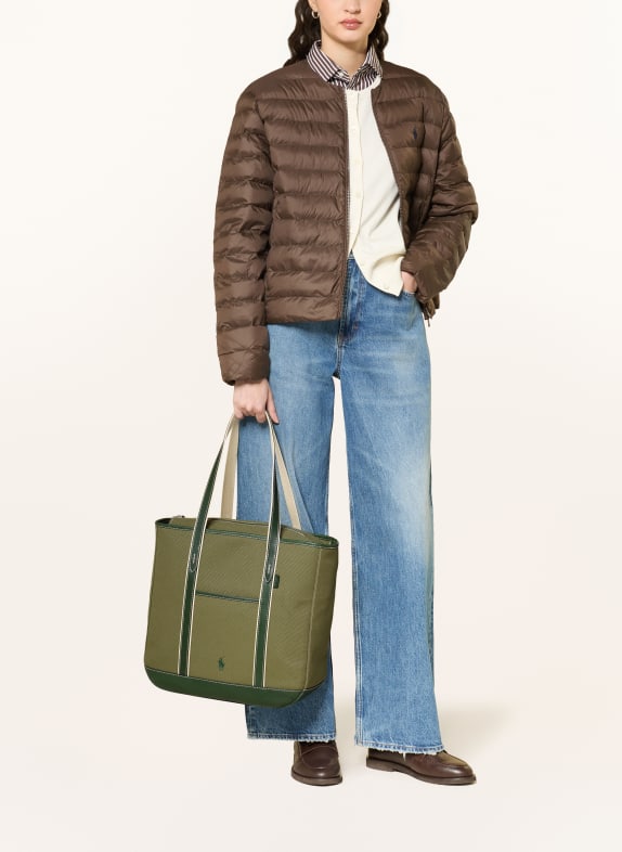 POLO RALPH LAUREN Shopper LICHTGROEN / DONKERGROEN