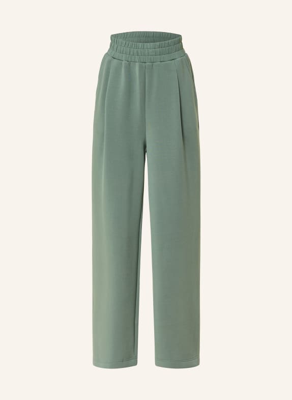 VARLEY Tréninkové kalhoty THE EXTRA WIDE LEG PANT ZELENÁ