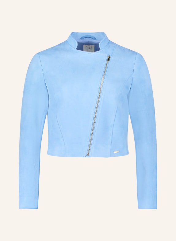 BETTY&CO Cropped-Jacke in Lederoptik HELLBLAU
