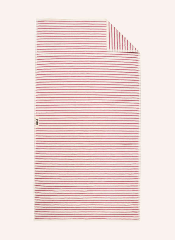 TEKLA ręcznik kąpielowy KREMOWY / BRUDNY RÓŻ