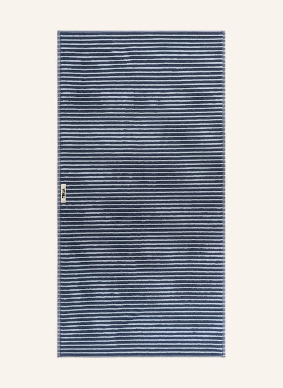 TEKLA Handtuch DUNKELBLAU / HELLBLAU