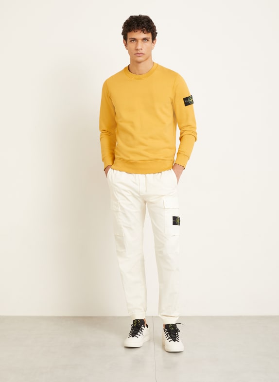 STONE ISLAND mikina TMAVĚ ŽLUTÁ