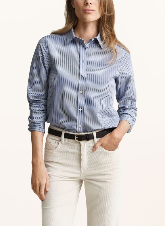 GANT overhemdblouse LICHTBLAUW / DONKERBLAUW / WIT