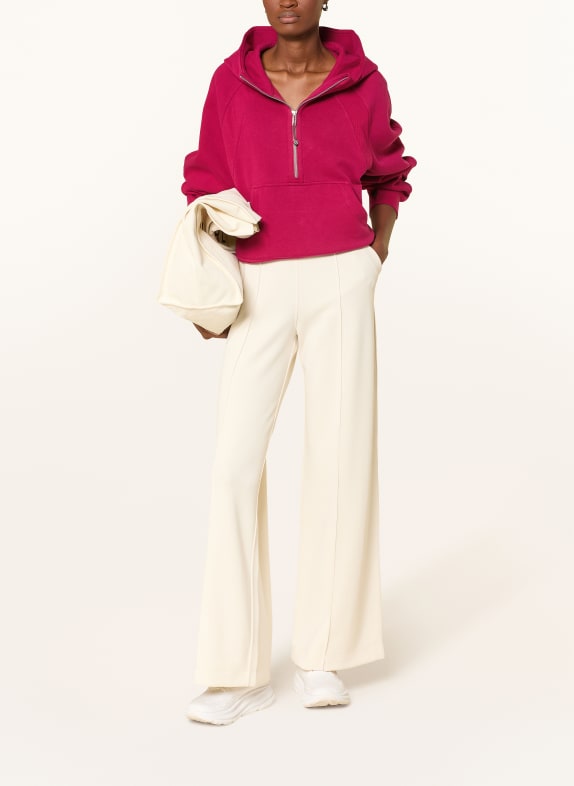 lululemon Hoodie SCUBA OVERSIZED HALF ZIP FUCHSIA