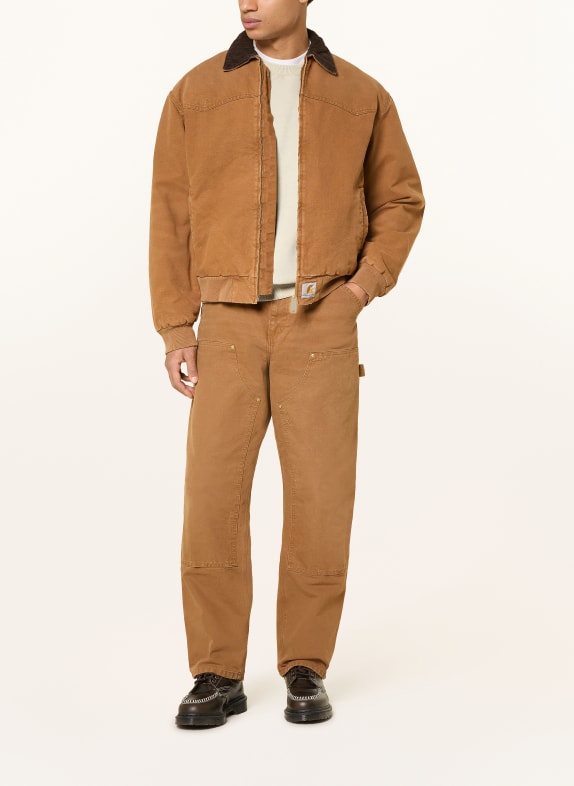 carhartt WIP Cargobroek DEARBORN Relaxed Fit COGNAC