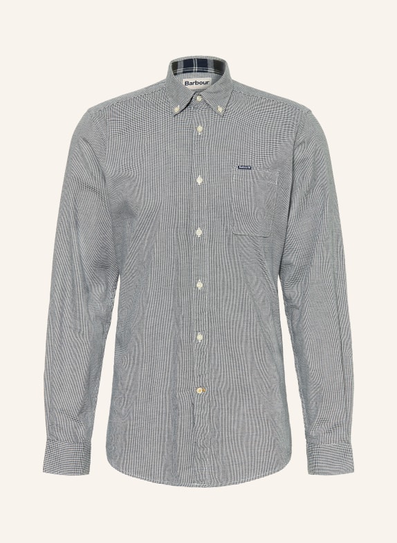 Barbour Hemd HUNTLY Tailored Fit DUNKELBLAU / WEISS