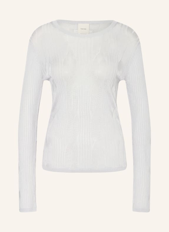 Calvin Klein svetr ČERNOŠEDÁ