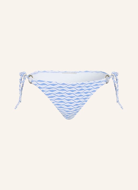heidi klein TINOS triangle bikini bottoms LIGHT BLUE / WHITE