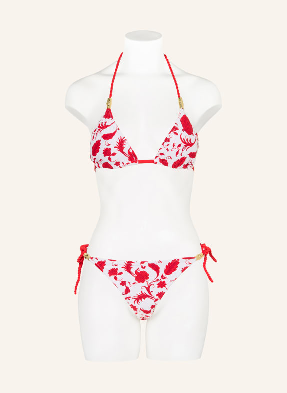 heidi klein Omkeerbaar driehoekig bikinitopje EVIA ROOD / WIT