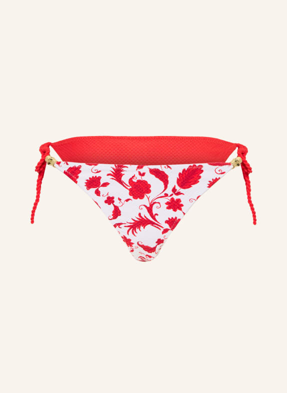 heidi klein EVIA reversible triangle bikini bottoms RED / WHITE