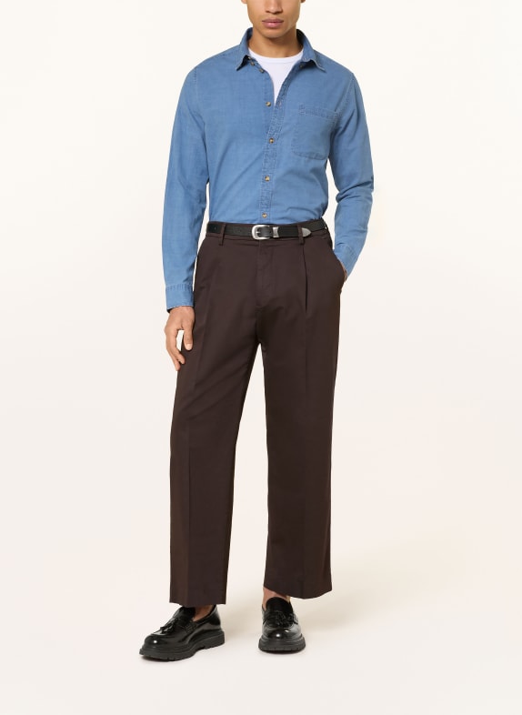 LES DEUX Overhemd KASH BLAUW