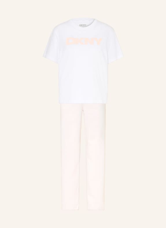 DKNY MAKE YOUR MARK pajamas with gemstones LIGHT PINK