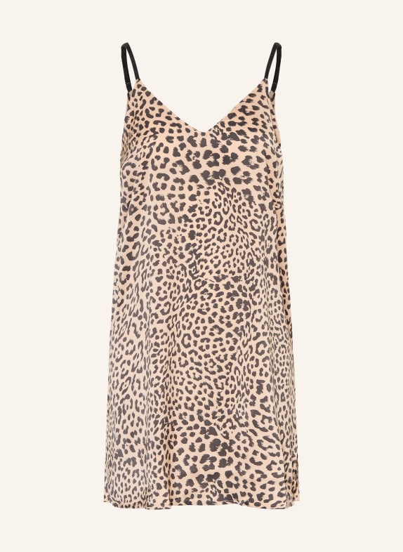 DKNY MANHATTAN CHIC Negligee CAMEL / BLACK