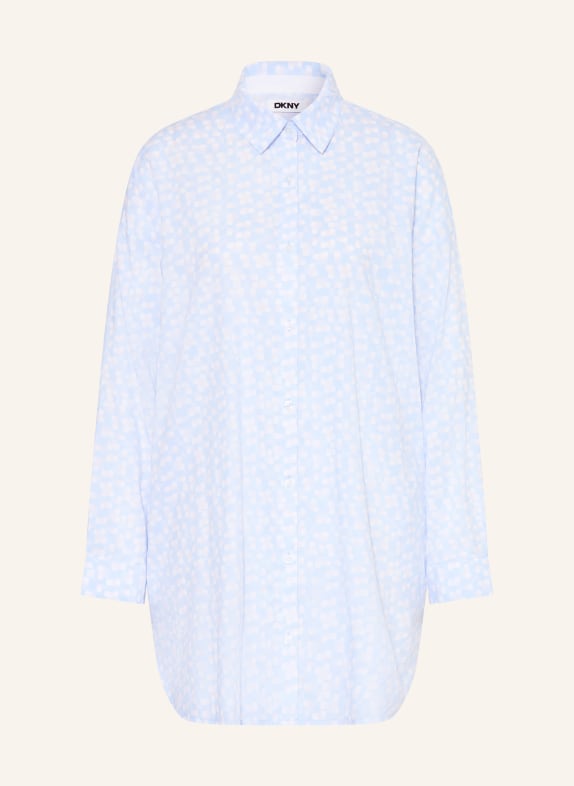 DKNY Koszulka nocna BOLD CITY STREETS JASNONIEBIESKI / SZARY / BIAŁY