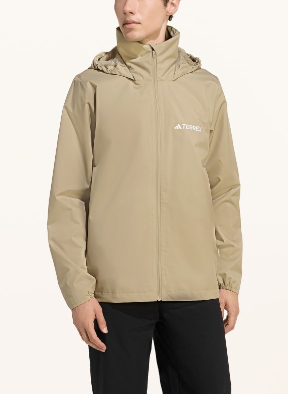 adidas TERREX Regenjas MULTI ESSENTIAL 2L CAMEL