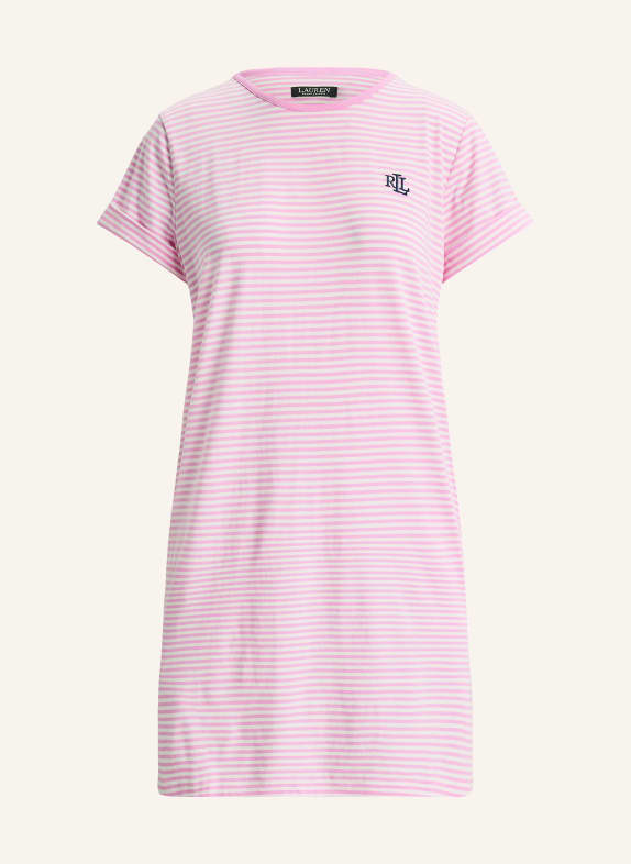 LAUREN RALPH LAUREN nightgown PINK / WHITE