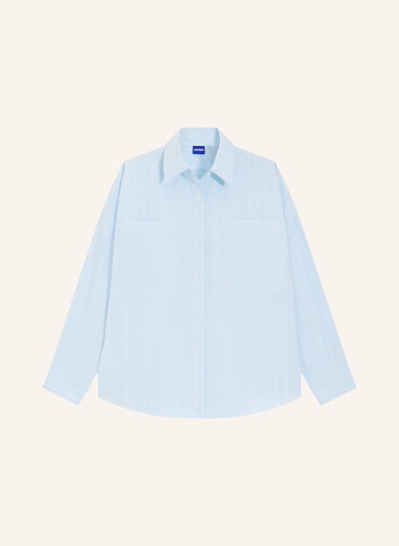 HUGO Košile EDAFENA TMAVĚ MODRÁ / BÍLÁ