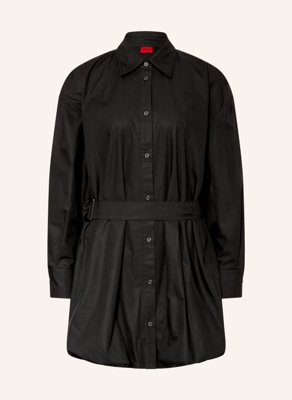 HUGO KUMIRA shirt dress BLACK