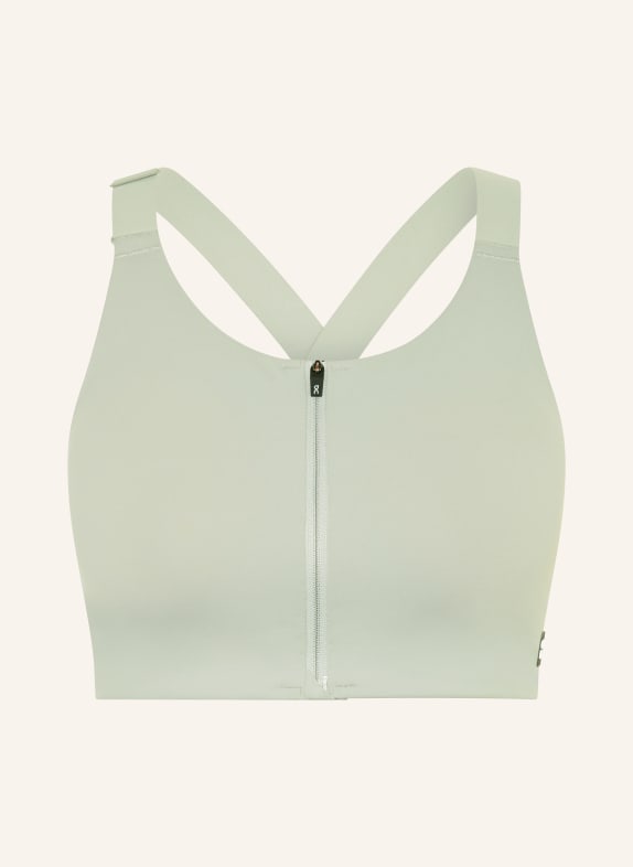 On ENDURANCE sports bra LIGHT GRAY