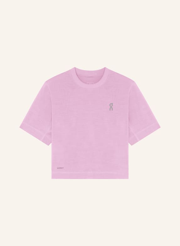On Krátké tričko TRAIN-T CROP RŮŽOVÁ