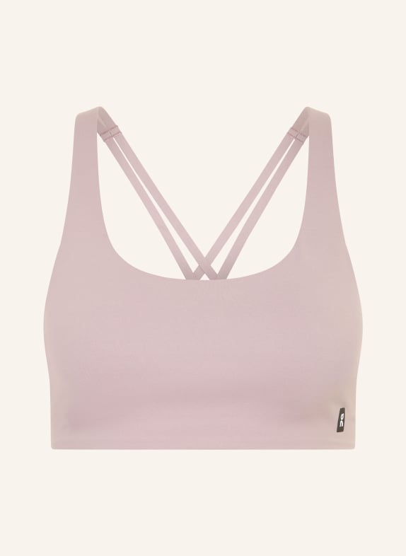 On STUDIO sports bra LIGHT PURPLE