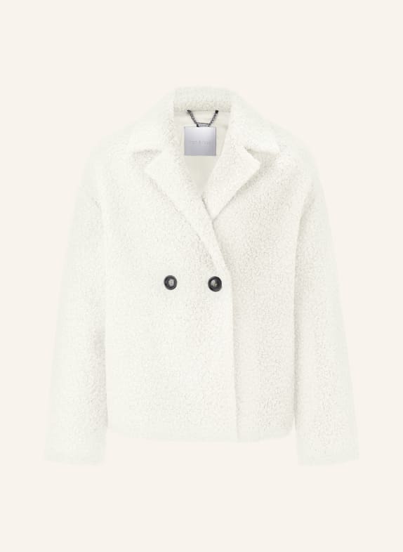 Rich & Royal Veste bouclée BLANC