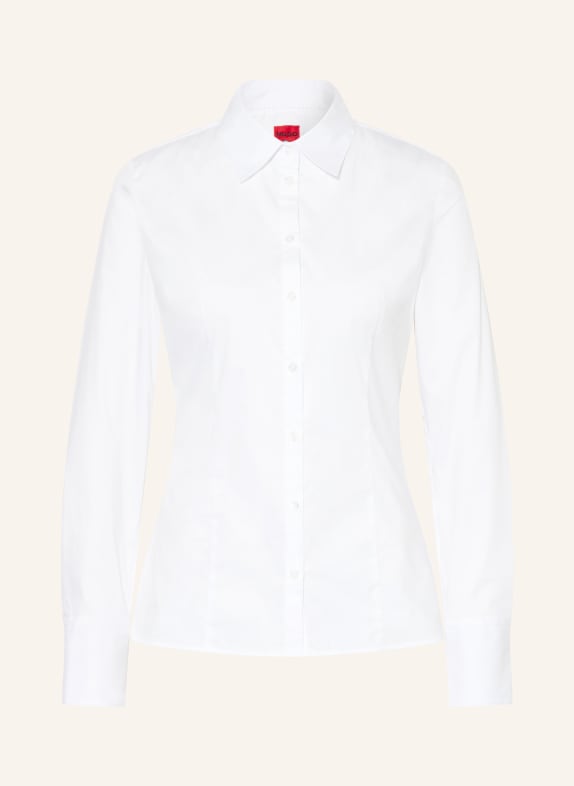 HUGO Košile THE FITTED SHIRT BÍLÁ