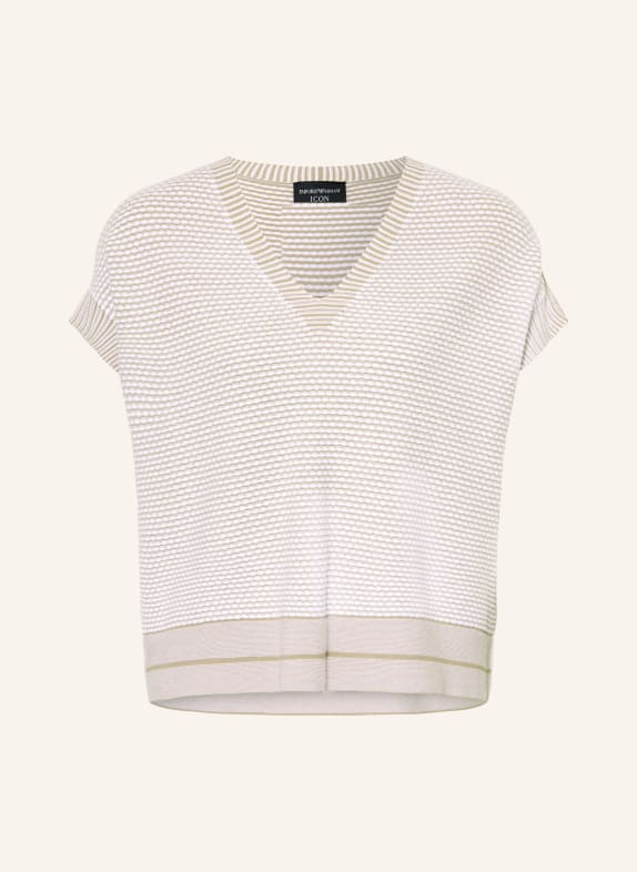 EMPORIO ARMANI Pullunder HELLGRAU / BEIGE