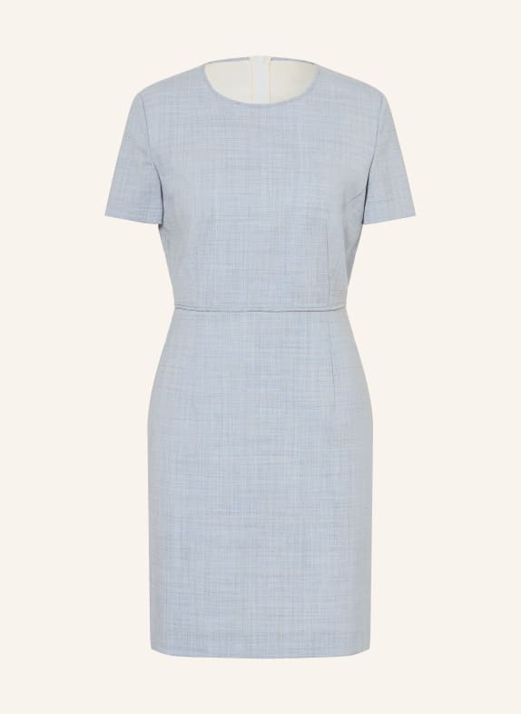 BOSS DUNERA sheath dress BLUE GRAY