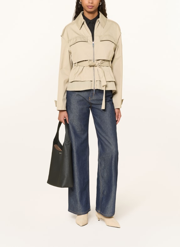 BOSS Trenchcoat PAGLIERO BÉŽOVÁ