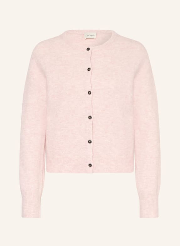 CLOSED Pletený kardigan SVĚTLE RŮŽOVÁ