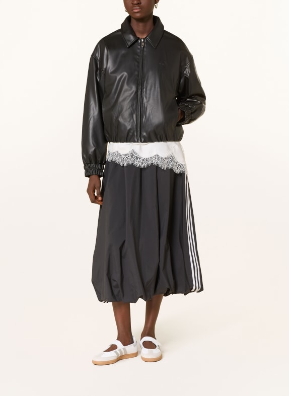 adidas Originals Rock BALLOON LONG mit Galonstreifen DUNKELGRAU / WEISS