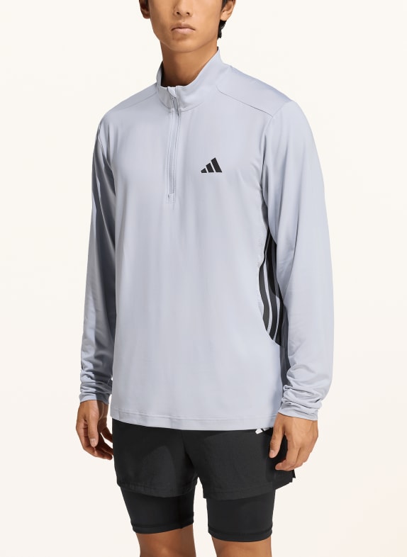 adidas Hardloopshirt TECH ESSENTIALS BLAUWGRIJS / ZWART