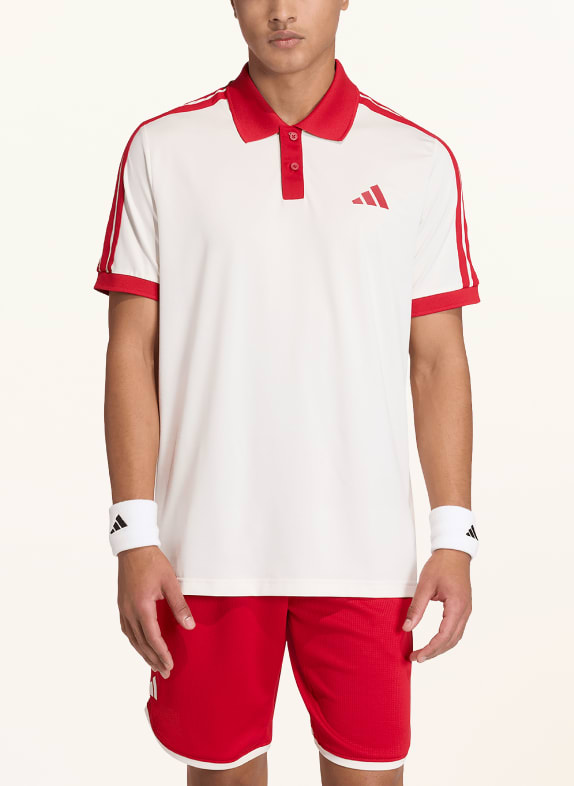 adidas Functioneel poloshirt HERITAGE ECRU / ROOD