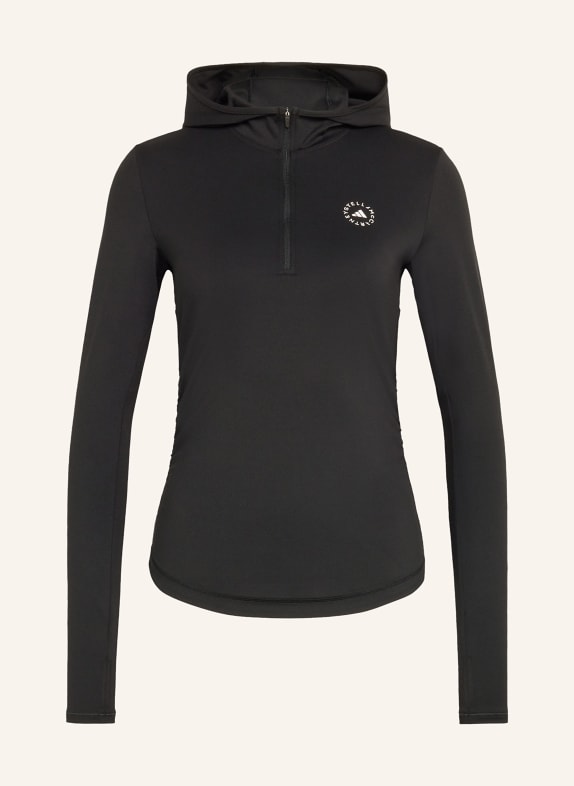 adidas by Stella McCartney Mikina s kapucí ADIDAS BY STELLA MCCARTNEY ČERNÁ