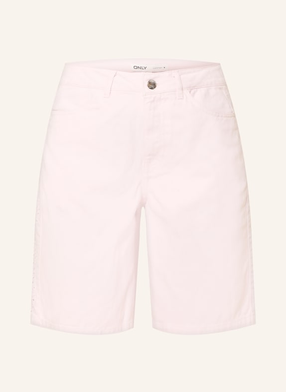 ONLY bermudy SVĚTLE RŮŽOVÁ