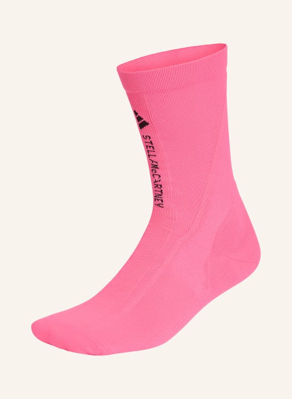 adidas by Stella McCartney Socken ADIDAS BY STELLA MCCARTNEY CREW NEONPINK / SCHWARZ