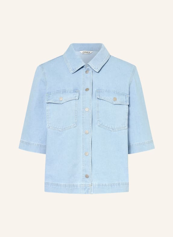 ONLY Džínová košile s 3/4 rukávy TMAVĚ MODRÁ