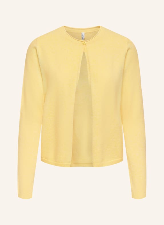 ONLY Strickjacke HELLGELB
