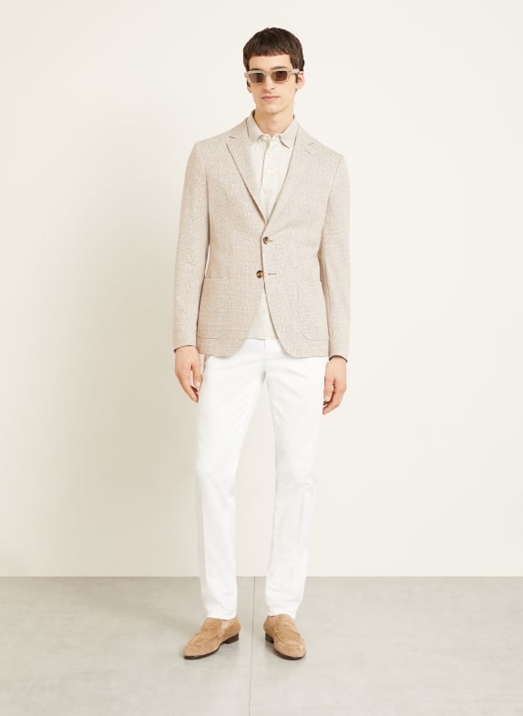 ETRO Jersey colbert Regular Fit BEIGE / TAUPE
