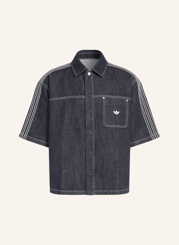 adidas Originals Jeanshemd ORIGINALS DENIM SHORT SLEEVE WORK Loose Fit DUNKELBLAU