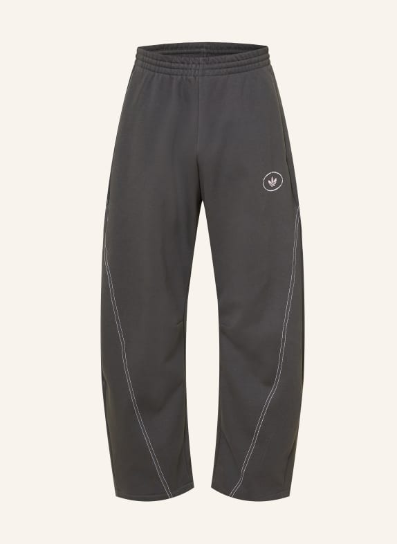 adidas Originals Sweatpants GRAPHIC DARK GRAY / WHITE