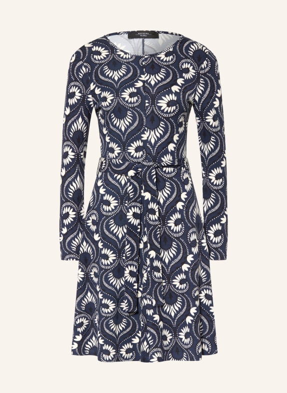 WEEKEND Max Mara SAVANA jersey dress DARK BLUE / WHITE / BLACK