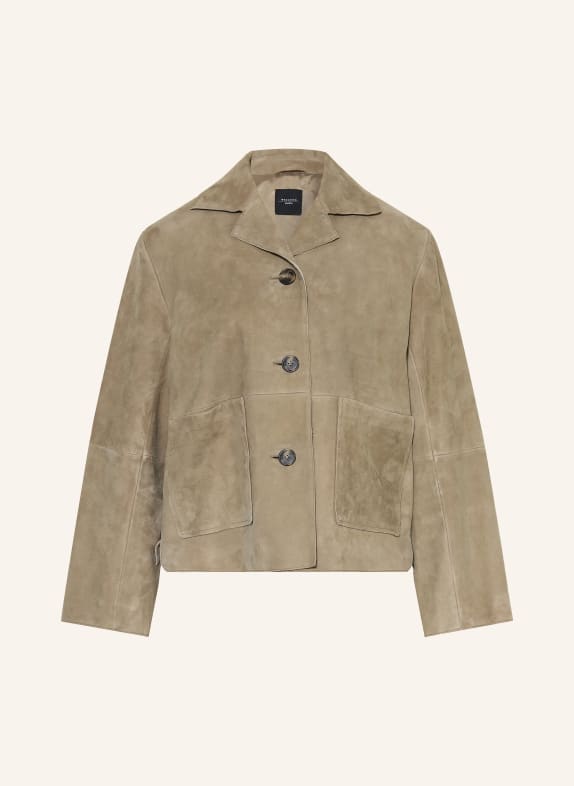 WEEKEND Max Mara Lederjacke PALCHI HELLBRAUN