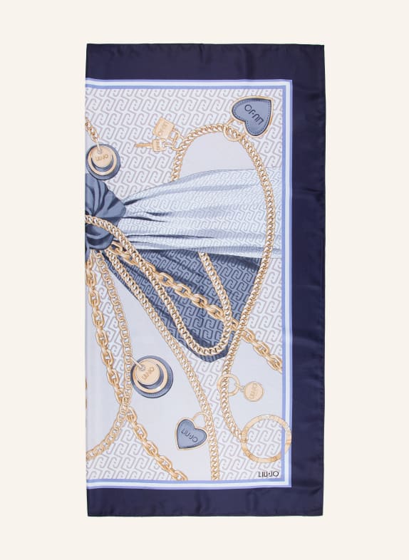 LIU JO tissu BLEU FONCÉ / BEIGE / BLANC