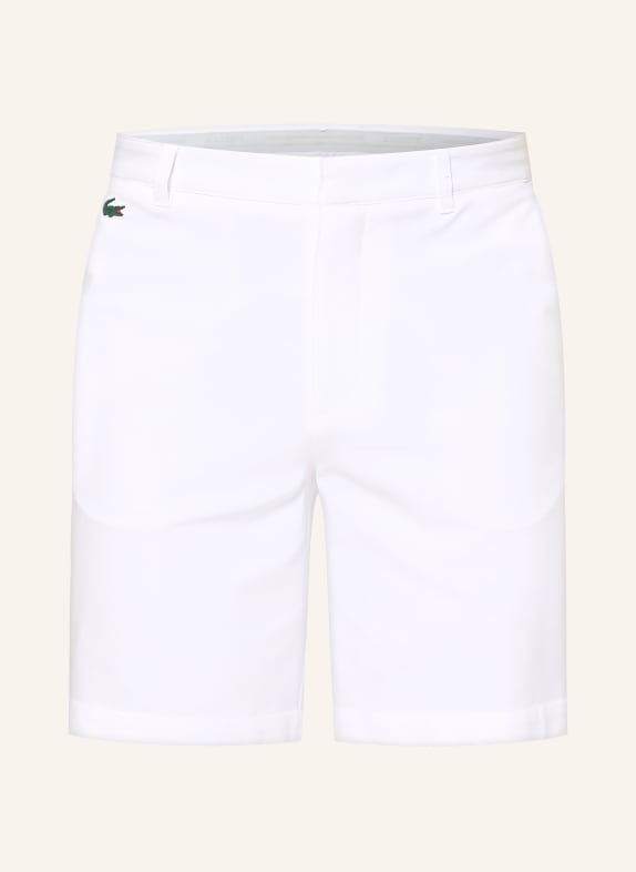 LACOSTE Golfshorts ULTRA DRY Regular Fit WEISS