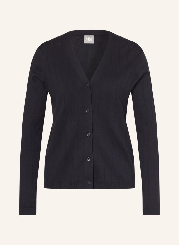 MM by Max Mara Svetr BRIOSE z hedvábí TMAVĚ MODRÁ